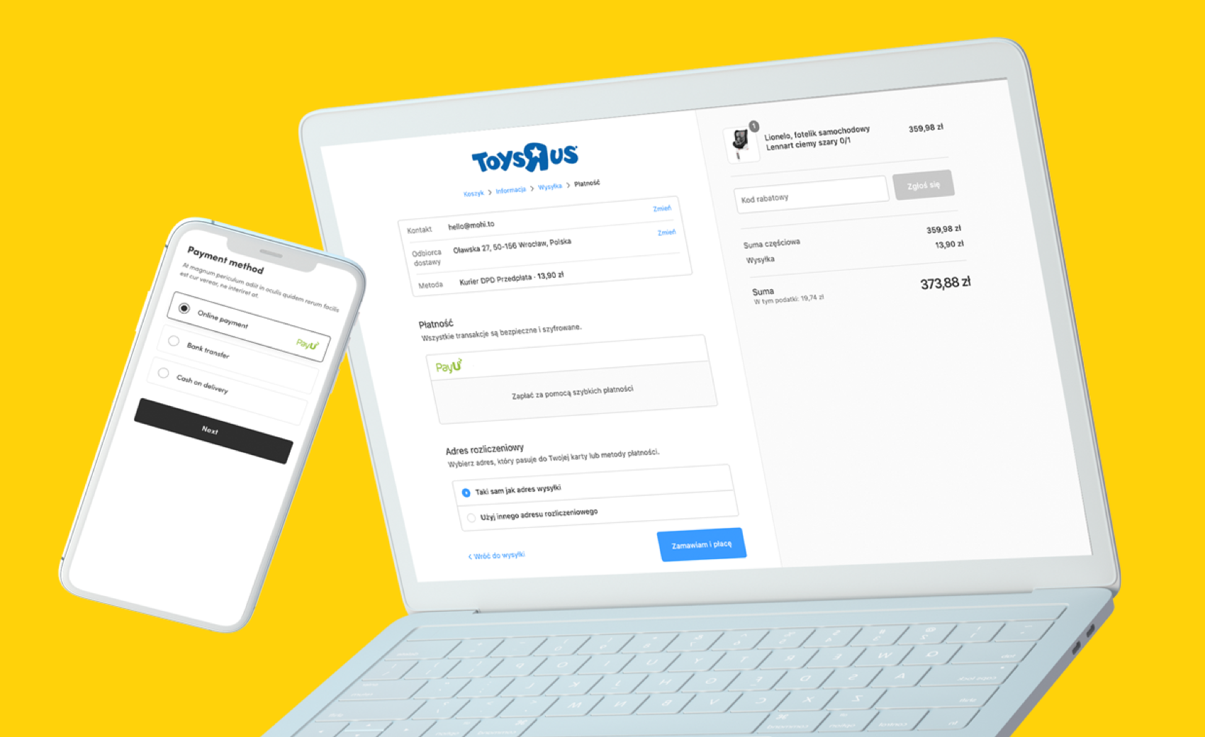 Notebook and mobile with design