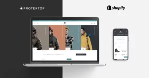 Protektor decided to launch Shopify on B2B and this is our design for them