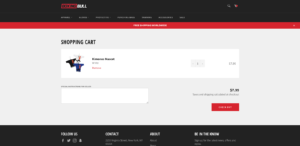 here's a screenshot of shopping cart of a shopify theme for fashion venture