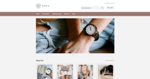 home page of one of the best free themes for fashion in shopify that is supply
