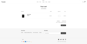 one of the best platform for fashion stores is shopify, see shopping cart of a Shopify theme debut