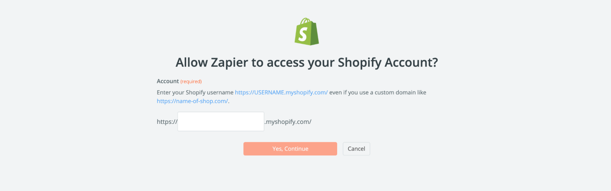 Connecting Shopify with Zapier