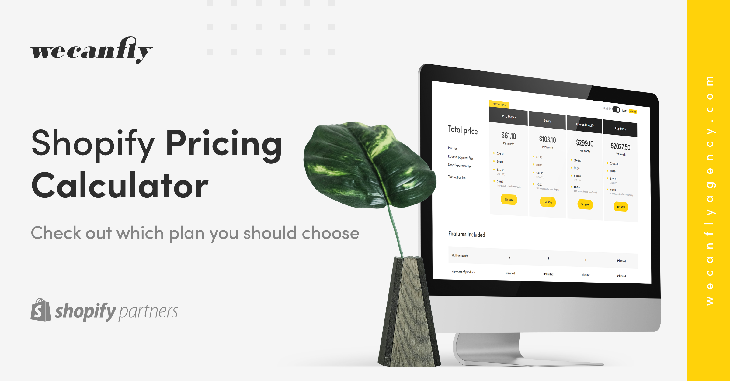 shopify pricing calculator
