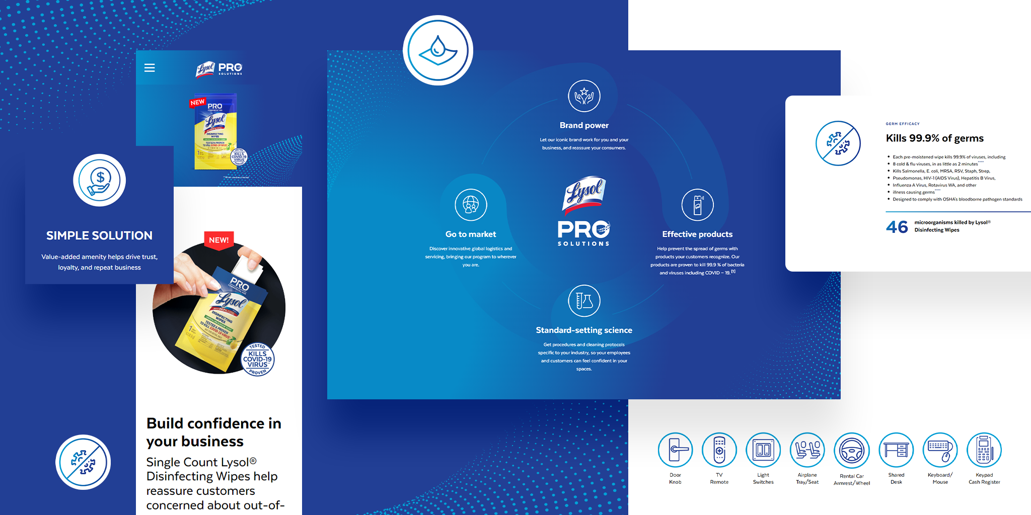 Lysol website